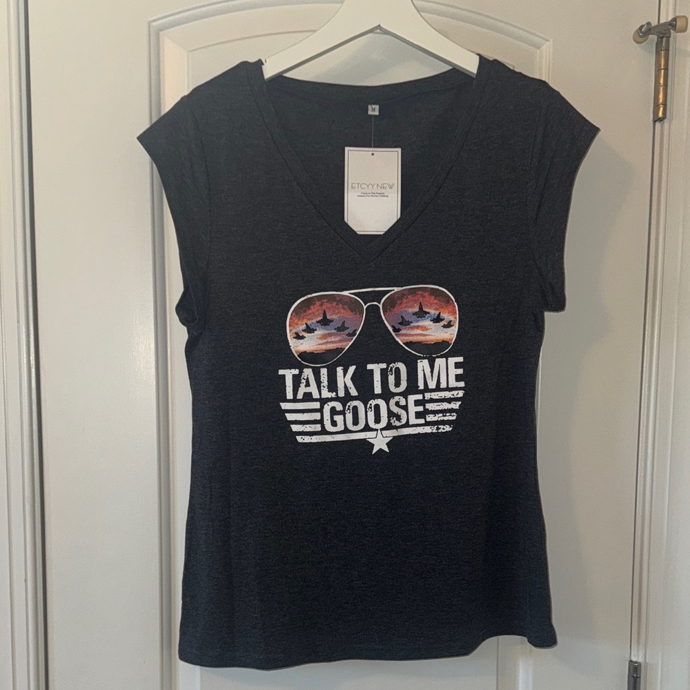 Women's Charcoal Graphic Tee